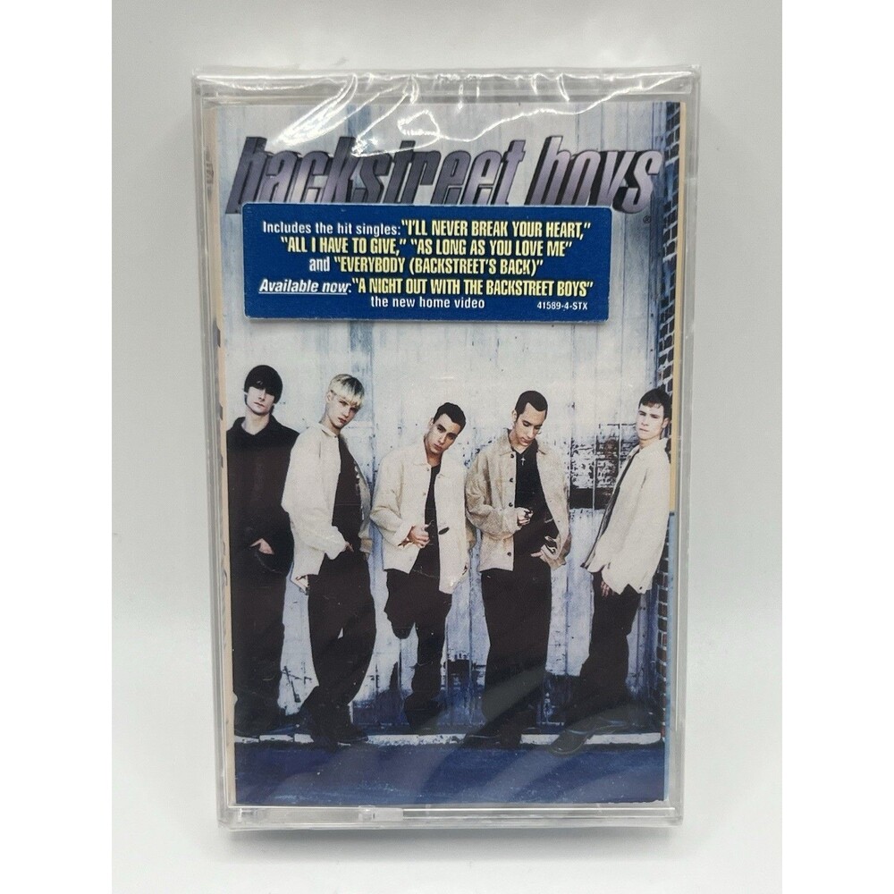 Backstreet Boys by Backstreet Boys (Cassette, 1997) Hype Sticker NEW SEALED Y2K